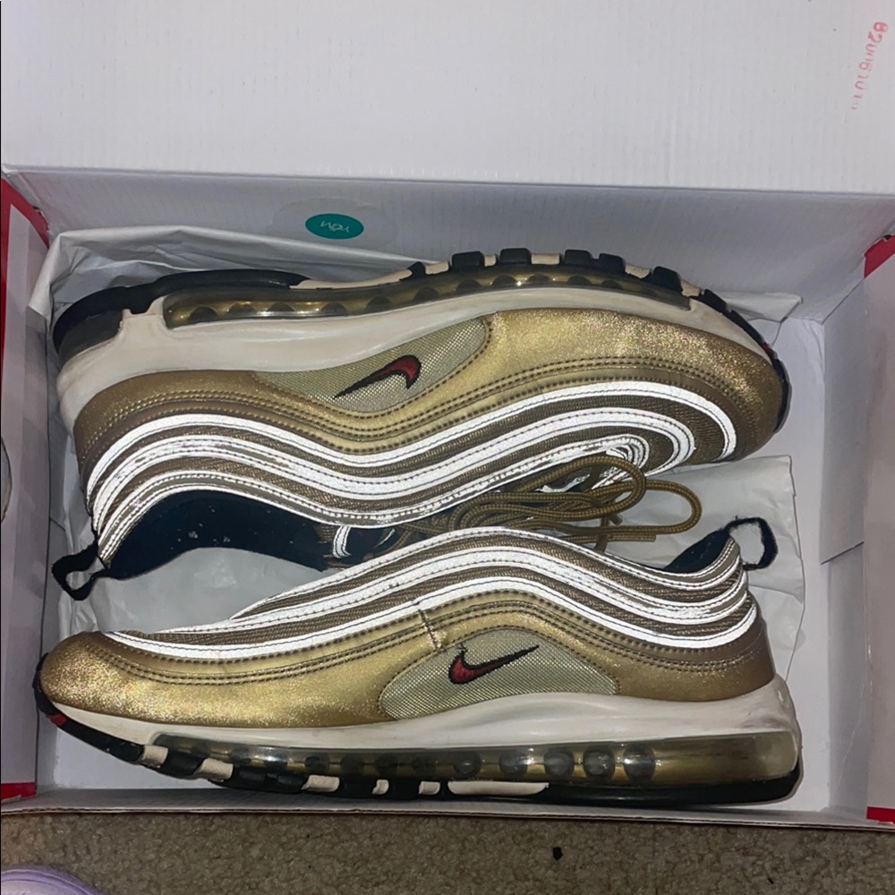 Nike Air Max 97 Gold Sneakers